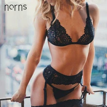 Норнс Европа и Америка сексуальное нижнее белье Кружева перспектива три точки искушение костюм с подвязками мульти-кусок нижнее белье