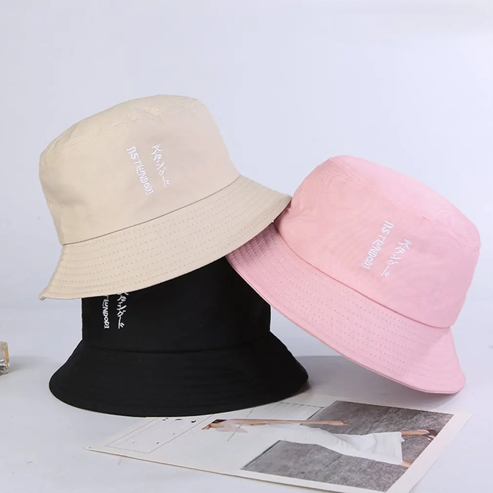 Весна Лето японский рыбак шляпа японские буквы хип хоп Уличная мода бренд Корейская Солнечная шляпка для отдыха