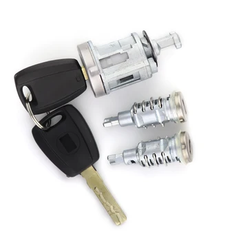 YIQIXIN Set di serrature per accensione auto a 2 chiavi per Fiat Ducato SIP22 lama Peugeot Citroen Cargo Punto chiusura cilindro con serratura bagagliaio - YIQIXIN Set di serrature per accensione auto a 2 chiavi per Fiat Ducato SIP22 lama
