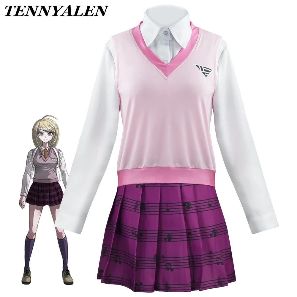 

Anime cosplay for Danganronpa V3 game cosplay costume Kaede Akamatsu Japanese school uniform female JK uniform anime accessories