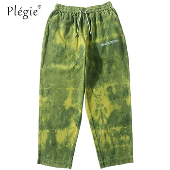 

Plegie Hip Hip Pants Streetwear Men Harajuku Baggy Pant Corduroy Retro Jogger Sweatpant Vintage Track Trousers Harem Pant Loose
