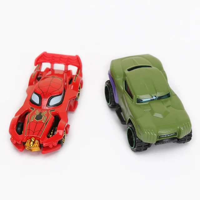 1:64 HOT 6pcs/set Disney Pixar Cars Avengers Infinity War Alloy Cars Set Truck Model Car Fast and Furious Diecast Cars Kids Gift 4