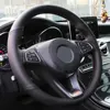Genuine leather car steering wheel cover for Nissan X-Trail 2017-2022 Qashqai 2022 Rogue/Custom  Steering-Wheel Handlebar Braid ► Photo 3/6