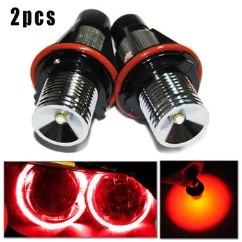 

2pcs Red Angel Eye Ring LED Marker Light For BMW E39 E60 E53 E65 E83 X3 E53 X5 Motorcycle LED Angel Eye Bulbs