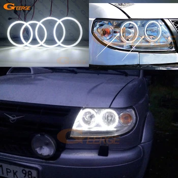 

For UAZ Patriot Baijah Tulos 2007-2014 Excellent Ultra bright smd led Angel Eyes Halo Ring kit DRL