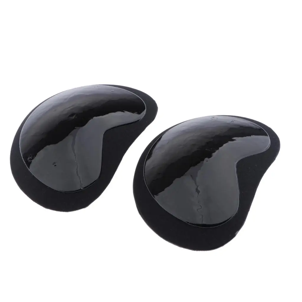 1 Pair Women Self-adhesive Heart-shaped Clear Breast Pads Breast Enhancer Push Up Bra Padding Inserts Cups for Swimsuit Bikini