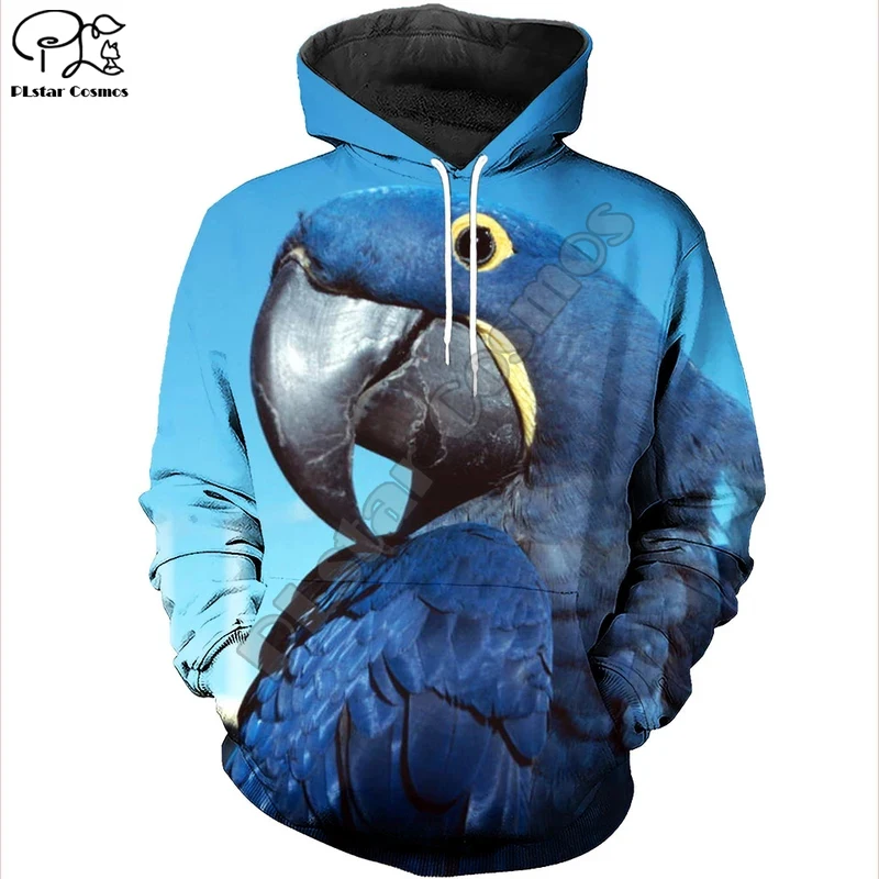 

PLstar Cosmos Animal Parrot Flower Bird Tracksuit Retro Funny Streetwear 3D Printed Zip Hoodies/Sweatshirts/Jacket style-1