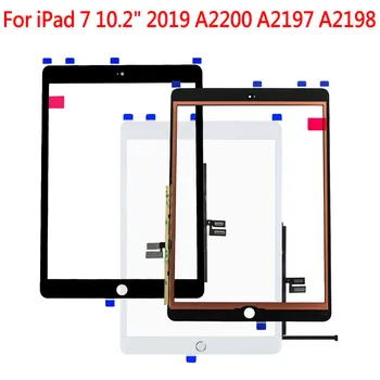 

For iPad 7th Generation – 10.2" 2019 A2197 A2198 A2200 Touch Screen Digitizer Glass Sensor Replacement, with Home Button