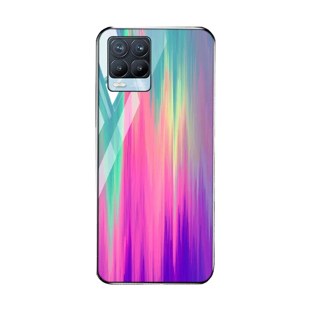 Retro Style Phone Case For Oppo Realme 8 Pro Cases Tempered Glass For Oppo R9 R11S R17 R11 Pro R50 Mirror Realme 5 6 7 Pro Cover V034