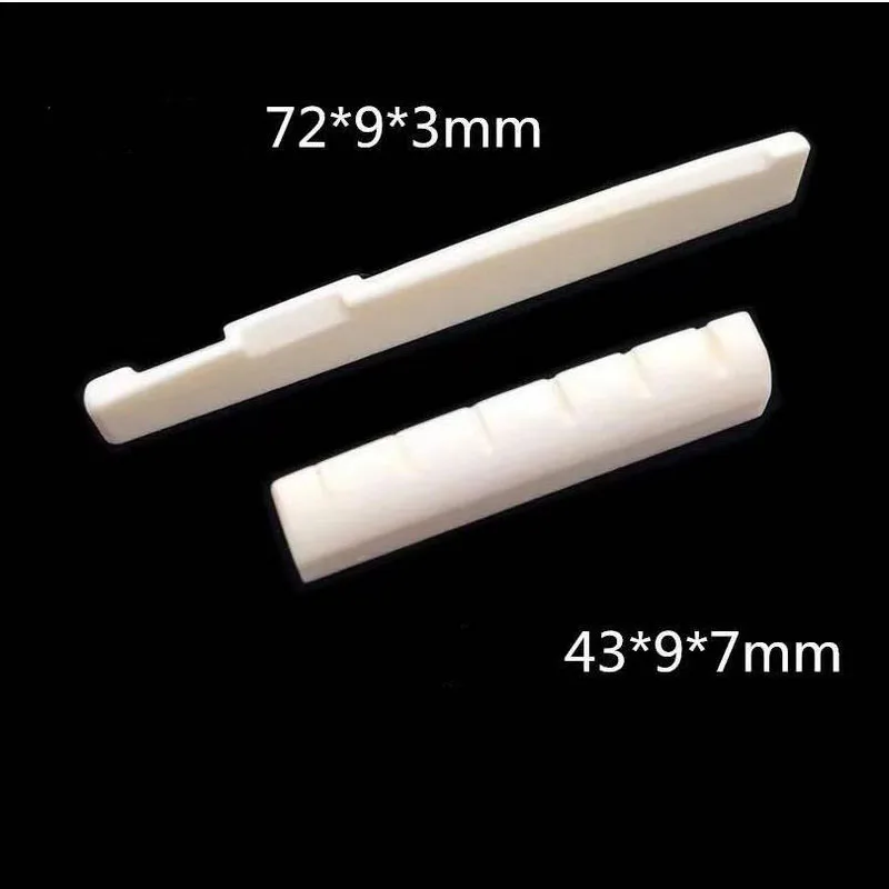 Selle Et écrou De Guitare Acoustique 6 Cordes En Laiton - 76 Mm, Doré - Pièces De Rechange Pour Pont De Guitare - Améliore La Sonorité - 11