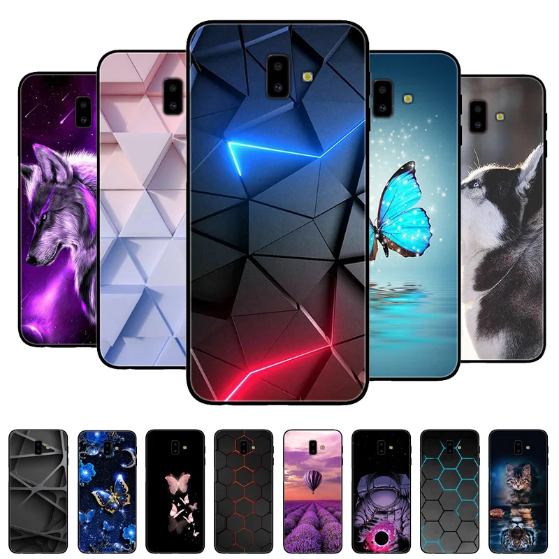 

For Samsung J6 J6+ 2018 Case Silicon Back Cover Phone Case For Samsung Galaxy J6Plus 2018 J6+ J6 Plus J610 J 6 Soft bumper Funda