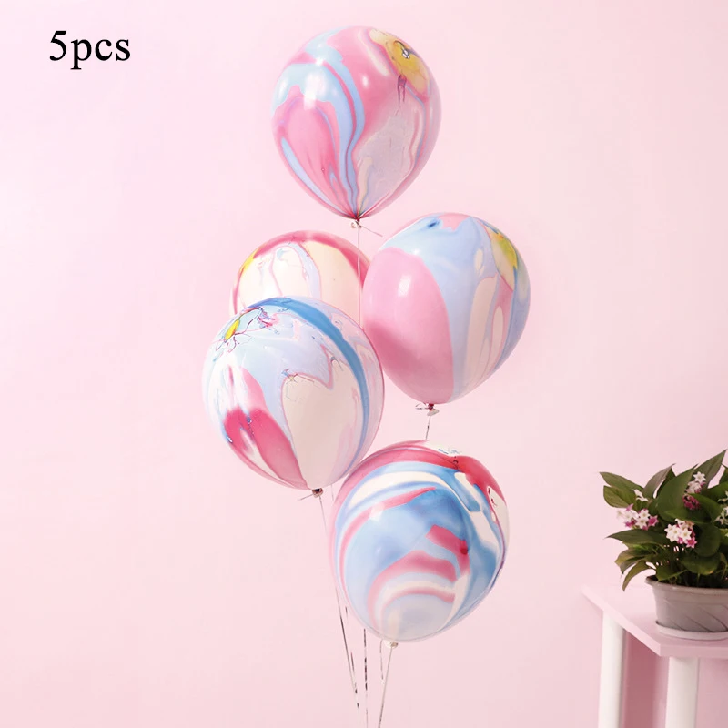 multicolor 5 шт. 12 дюймов с рисунком воздушных шаров красочные Надувное облако День рождения украшения для детей и взрослых на свадьбу с изображением воздушных шаров декоративные Globos - Цвет: multicolor