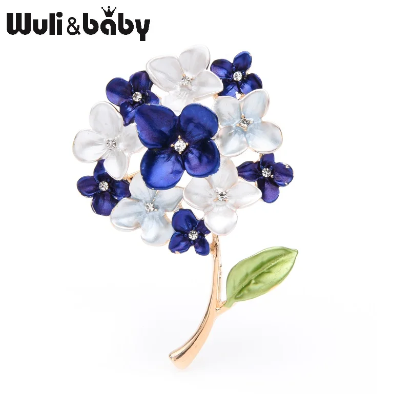 Wuli&baby, фиолетовый, красный, синий, сиреневый цветок, броши для женщин, свадебная брошь для вечеринки, булавки, подарки