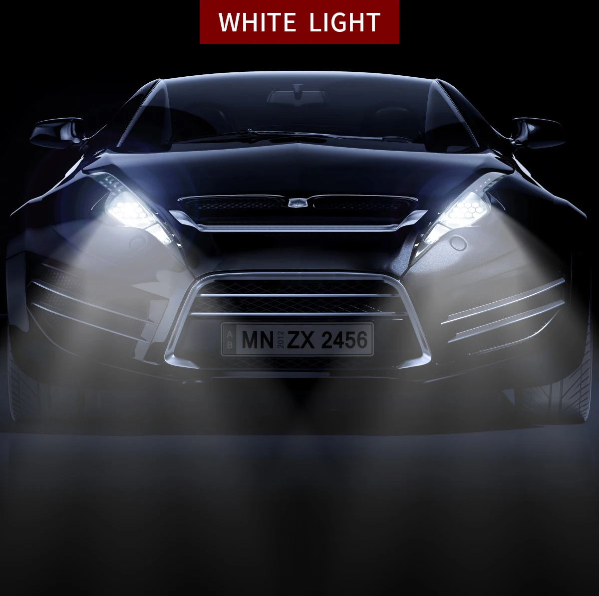 Uttril 3 цвета все в одном 3000K 6000K 12000K H8 H9 H11 9005 HB3 9006 HB4 9012 светодиодный Автомобильная фара противотуманная фара 12 В без вентилятора