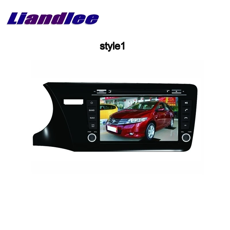 Liandlee для Honda City 2014 ~ 2017 LiisLee автомобильный мультимедиа, ТВ DVD gps аудио Hi-Fi радио оригинальный стиль Навигация