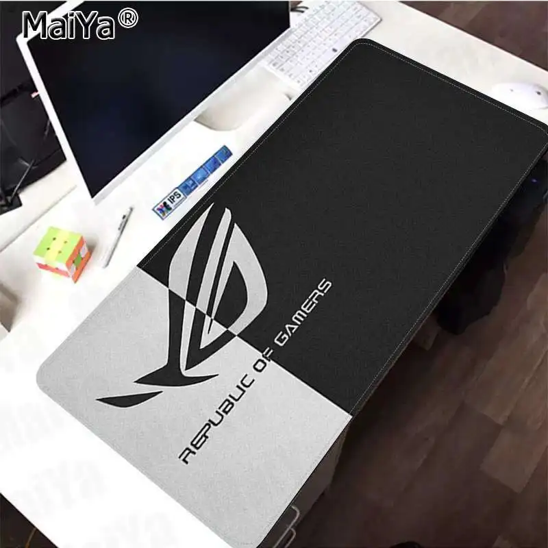 Maiya Высокое качество ASUS запирающийся край коврик для мыши большой коврик для мыши клавиатуры коврик - Цвет: Lock Edge 30x80cm