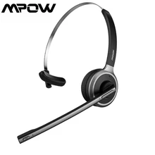 MPOW профессиональная Bluetooth Беспроводной гарнитура легкий, которые можно использовать в режиме Hands Free, используя встроенный микрофон для водителей совещание