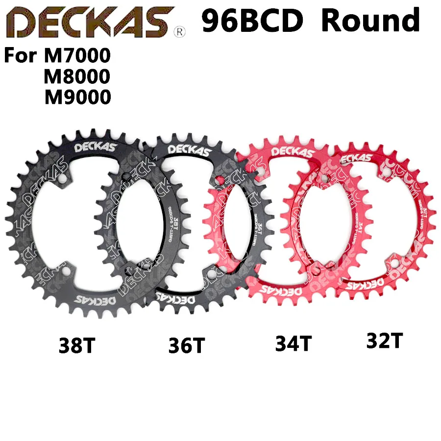 94+96BCD MTB Bicycle Crank Round Chainring Chain Wheel Crankset Tooth Plate 
