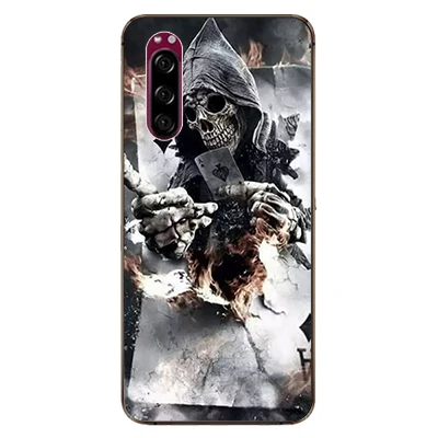 For Sony Xperia 5 J8210 J9210 J8270 Case 6.1'' Fashion silicone Back Cases for Sony Xperia 5 Phone Cover Protective Shells Coque - Цвет: W32