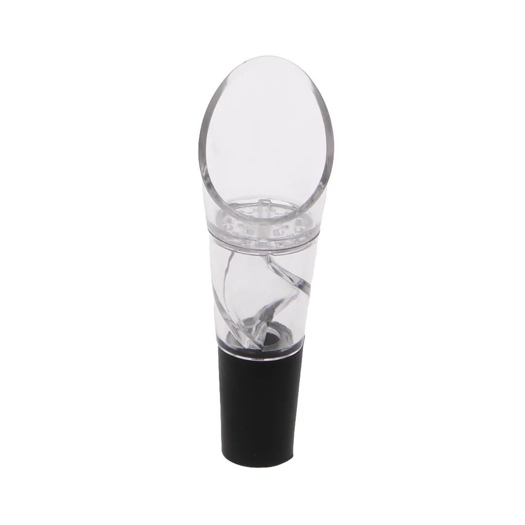 

1Pc Cross Flowing Wine Aerating Pourer Spout Decanter Aerator Quick Pouring