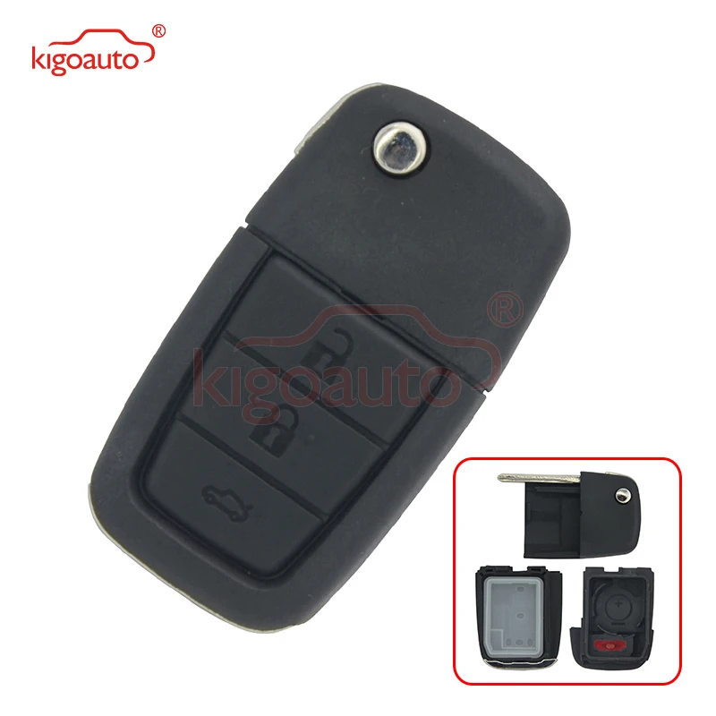 

Kigoauto Remote car key shell case for Holden VE Commodore 3 button with horn