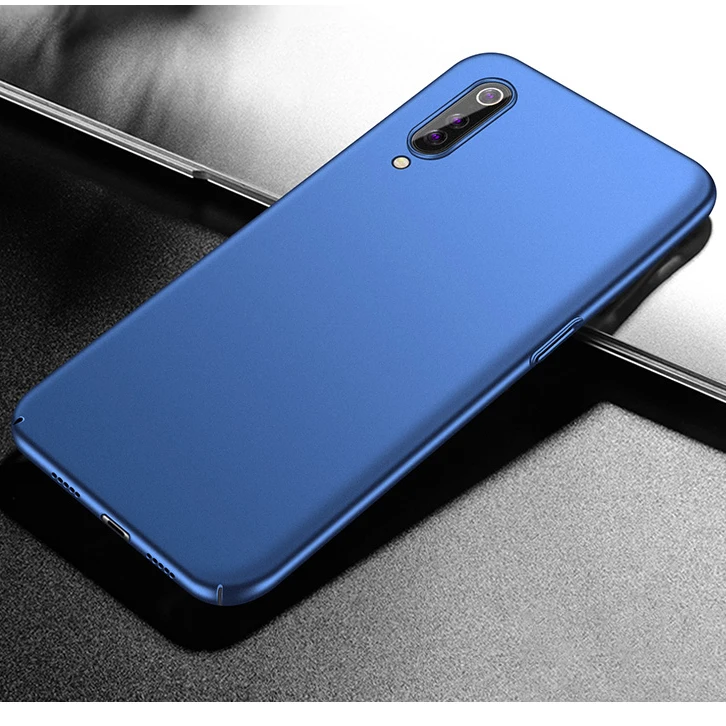 Синий Полное покрытие чехол для samsung Galaxy A10 A20 A30 A40 A50 A70 A10S A20S A30S A50S A70S M30 M10 M20 A20e Матовый Жесткий ПК чехол - Цвет: Синий