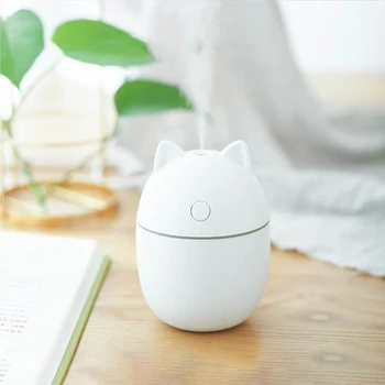 

220ML Ultrasonic Air Humidifier Essential Oil Diffuser For Home Car USB Fogger Mist Maker With Night Lamp High Quality