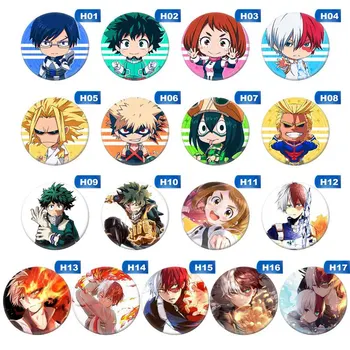 

Anime My Hero Academia Cosplay Badge Cartoon No Hero Academia Brooch Pins Collection Bags Badges For Backpacks