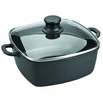 

Lacor 25829, handyman in cast aluminum pot with lid, square, diameter 28x28 cm cookware