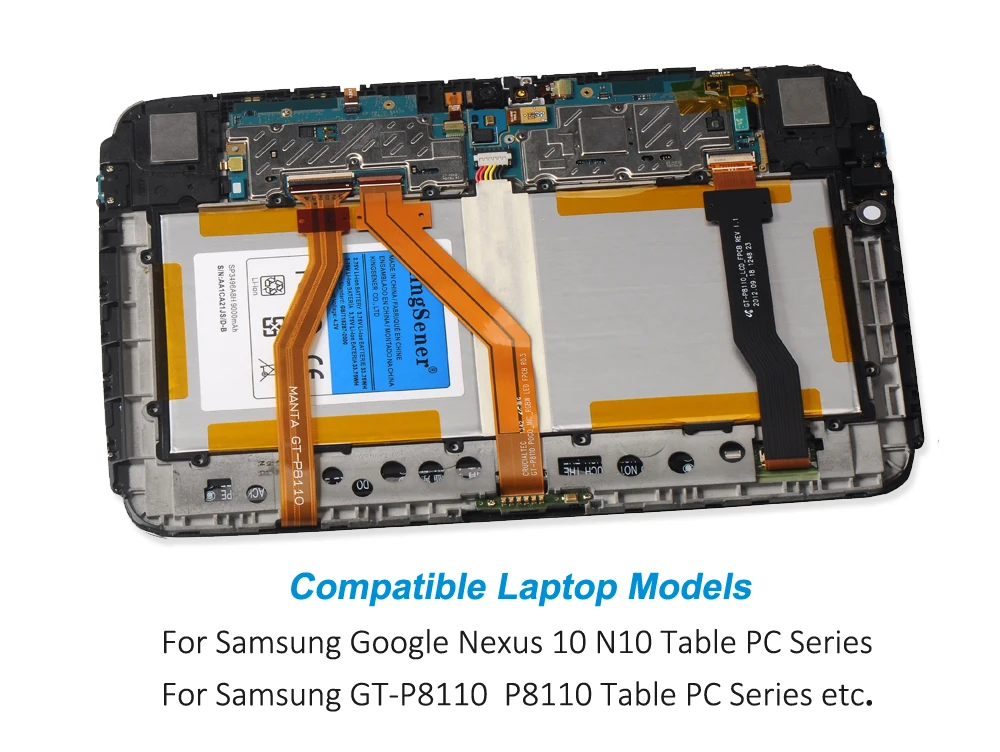 Nexus 10, GT-P8110, HA32ARB Bateria do Tablet, 9000mAh, SP3496A8H