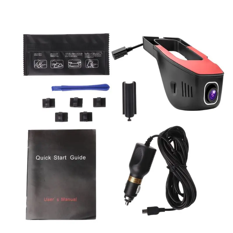 

HD 1080P Driving Recorder Wifi App Control Wide Angle Dashboard DVR Camera Dash Cam Video Recorders W91F