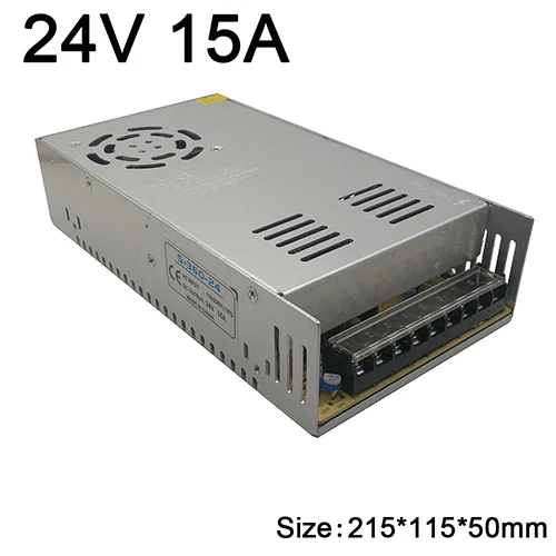 24V освещение Трансформатор AC110V 220V постоянного тока до DC24V 1A 2A 3A 5A 6.5A 8.5A 10A 15A 16.5A 21A 30A переключение Питание Мощность конвертер - Цвет: 24V 15A