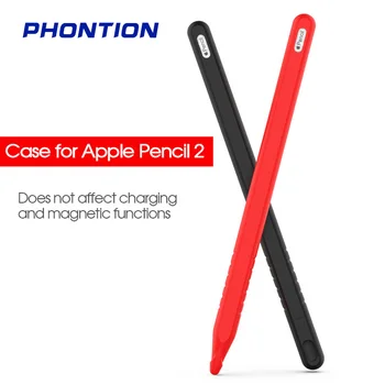 

Keydol Sleeve Pencil Grip Holder Silicone Case For Apple Pencil 2.0 Cradle Stand Holder For iPad Pro Stylus Pen Protective Cover