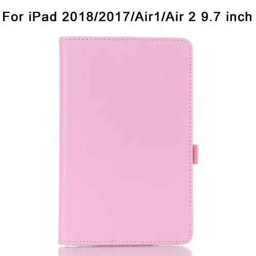 Стенд кожаный чехол для iPad Air 1 4 3 2/iPad Air 1 2 3 /i Pad 9,7/Pro 10,5 раза смарт кожаный чехол из ПУ кожи для iPad1 A1337 A1395 чехол - Цвет: 2018 17 Air12 pink