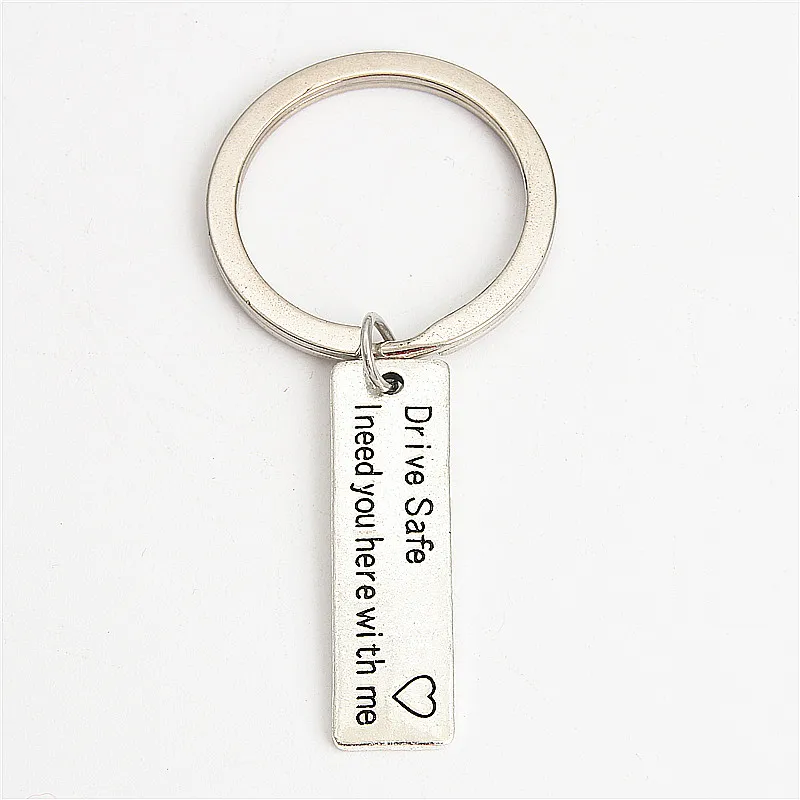 Boyfriend Key Chain Drive Safe Drive Safe I Love You Keychain
