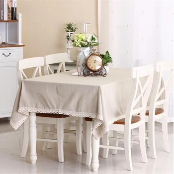 

Solid Color Simple Linen Tablecloth High Quality Japan Stlye Table Cloth for Restaurant Free Shipping