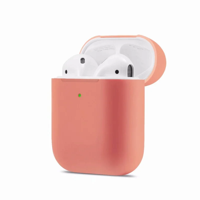 Ультратонкий силиконовый чехол для наушников для Apple Airpods 2, коробка для зарядки, яркие цвета, беспроводной Bluetooth чехол для наушников Aripods