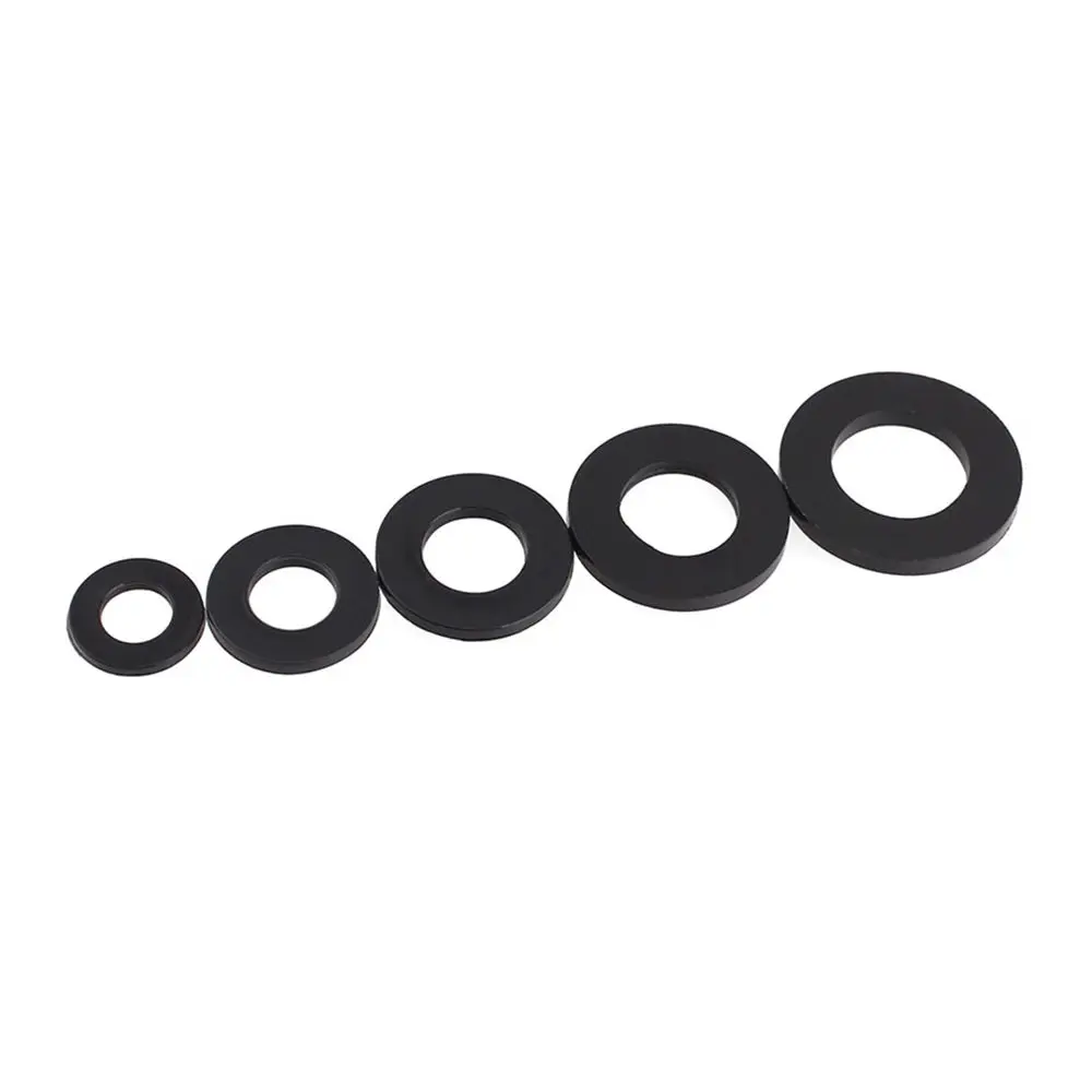 350pcs Nylon Washers M2//M2.5//M3//M4//M5//M6//M8 O-Ring Flat Spacer Flat Gasket Ring Kit
