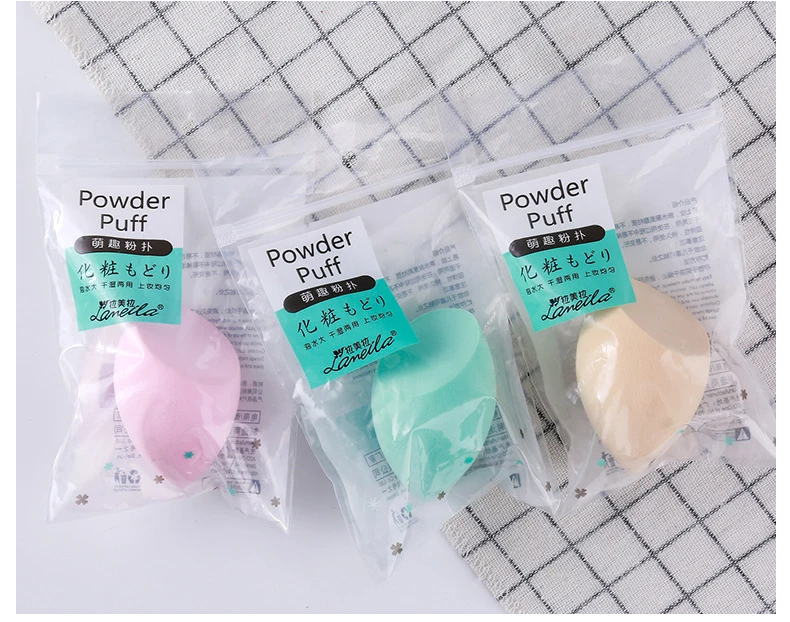 1Pc Cosmetic Puff Soft Water Drop Shape Makeup Foundation Sponge Powder Smooth Beauty Face Clean Powder Puff Makeup Tool
