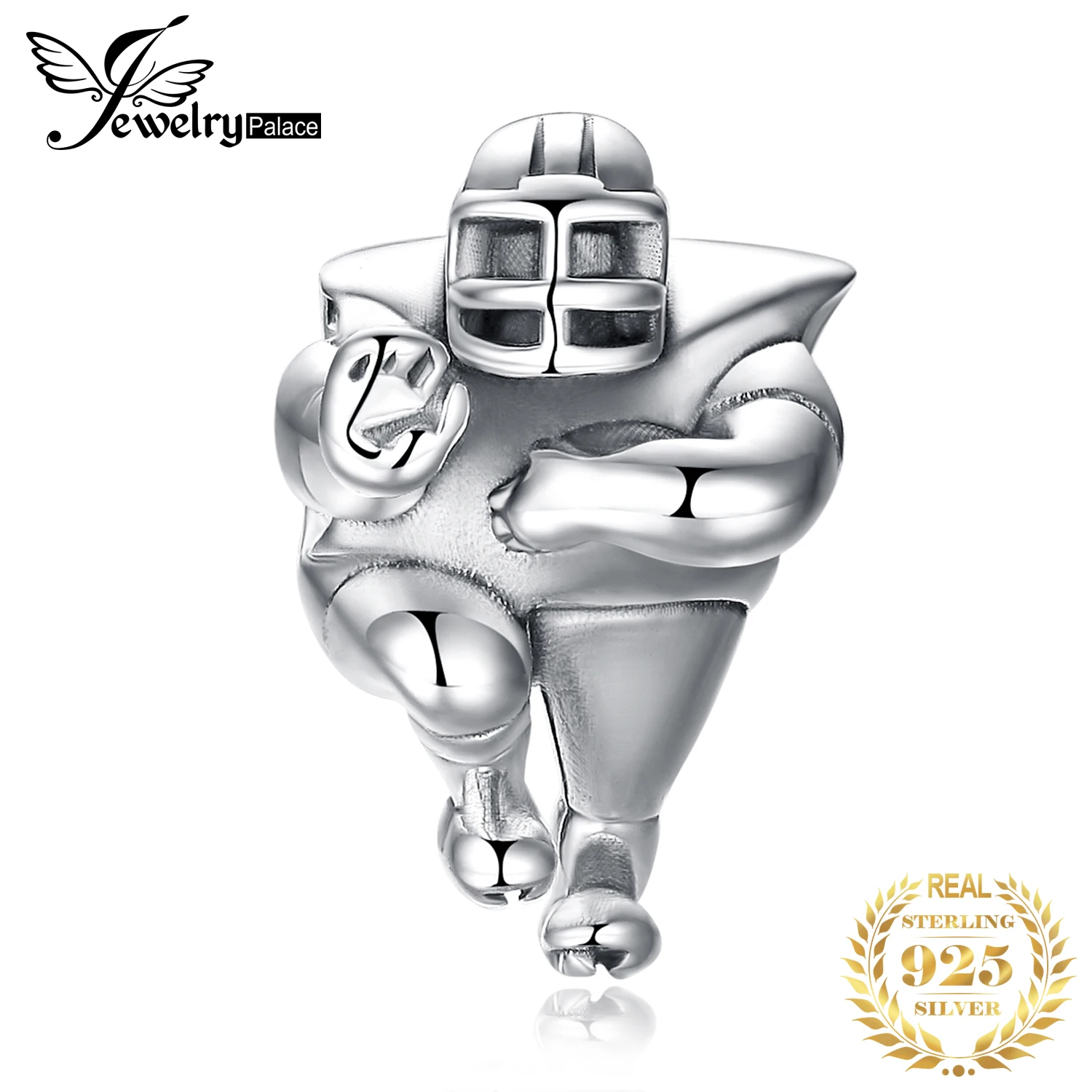 JewelryPalace 925 пробы серебро регби Футбол плеер Шарм бисер Fit Браслеты Новая горячая