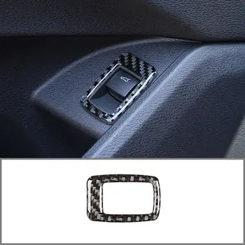 

For BMW X1 2016-2019 Inner Trunk Switch Frame Real Carbon Fiber (Soft) Car Interior Modification Parts