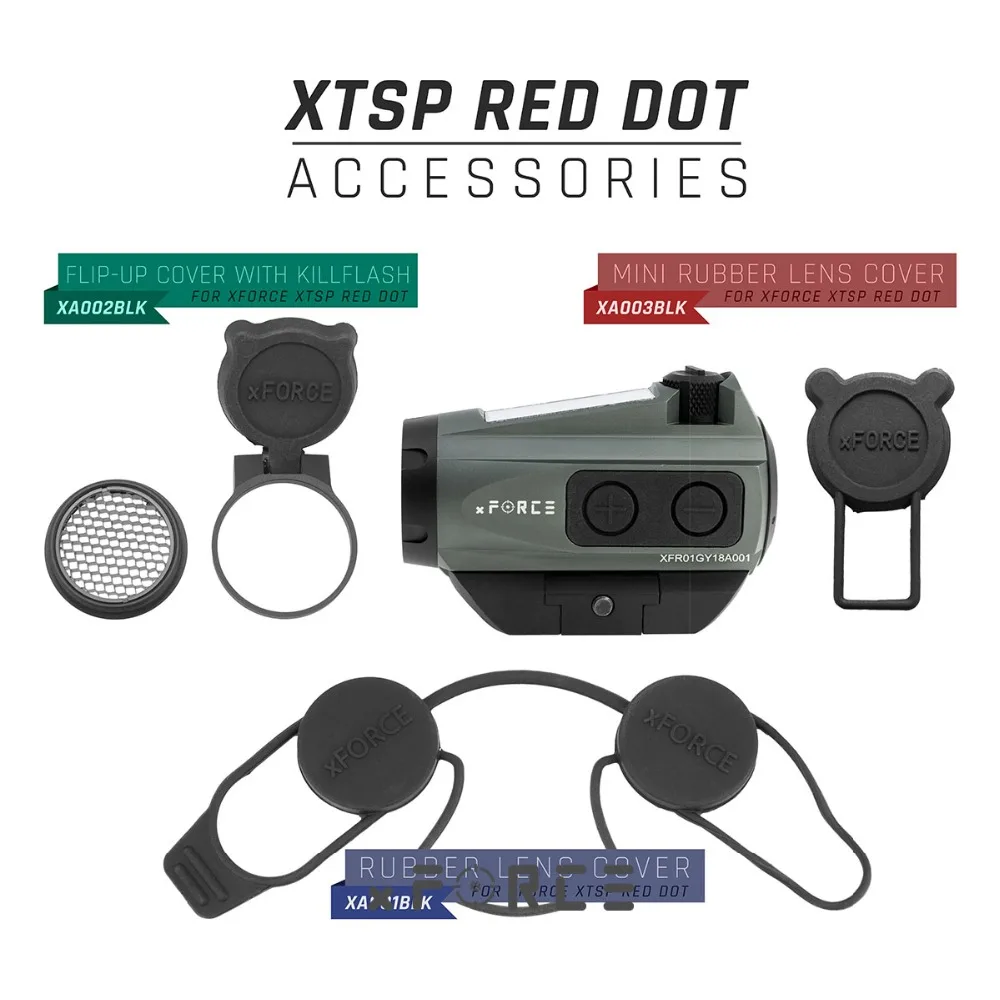 XFORCE XTSP Солнечный Красный точка зрения с низким и QD и 45 градусов крепление со смещением и Killflash/антиблик купить один получить 1 бесплатное крепление со смещением