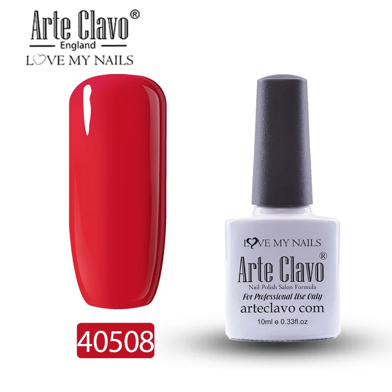 40508 Arte Clavo 10 мл УФ гель лак для ногтей полуперманентный светодиодный Гибридный гель лак Esmalte Nail Art Soak off Primer Top - Цвет: 40508