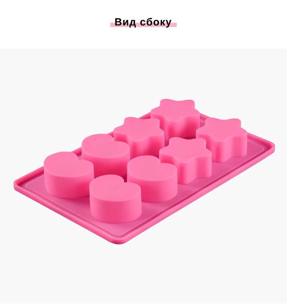 6 полости 3D DIY рождественские силиконовые формы для украшения торта инструмент Формочки «мышь» для выпечки формы для выпечки