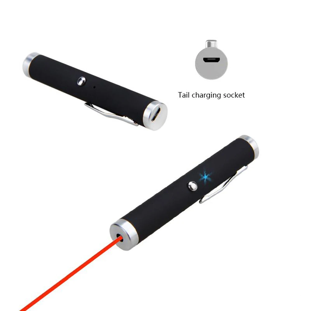 USB брелок, зеленая лазерная указка, usb зарядка, высокая мощность, 5 мВт, портативная красная лазерная ручка в горошек, одноточечная, звездная красная лазерная указка