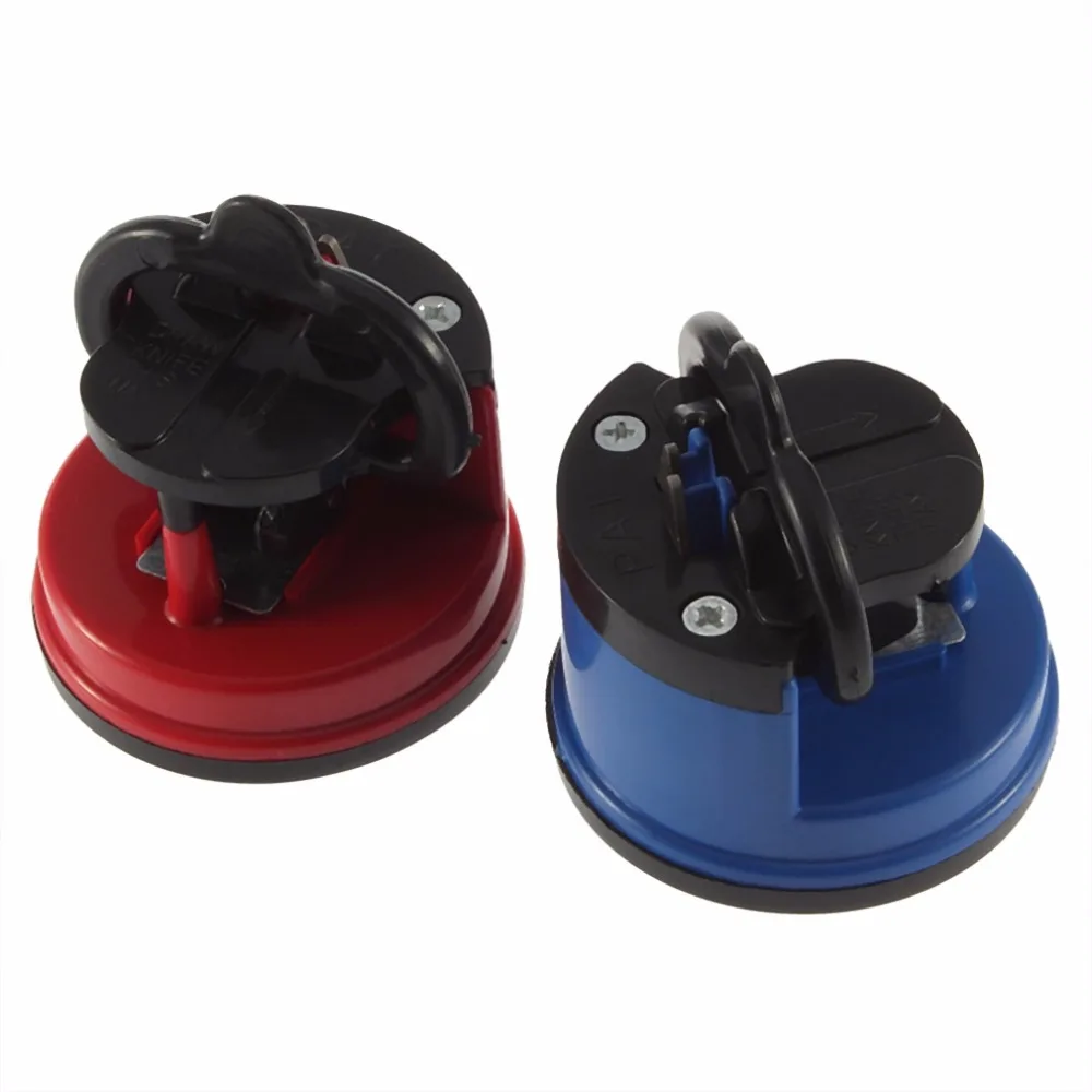 2 Colors Scissors Grinder Secure Knife Sharpener Suction Chef Pad Kitchen Sharpening Tool Free Drop Shipping 2018 New Arrival | Дом и сад