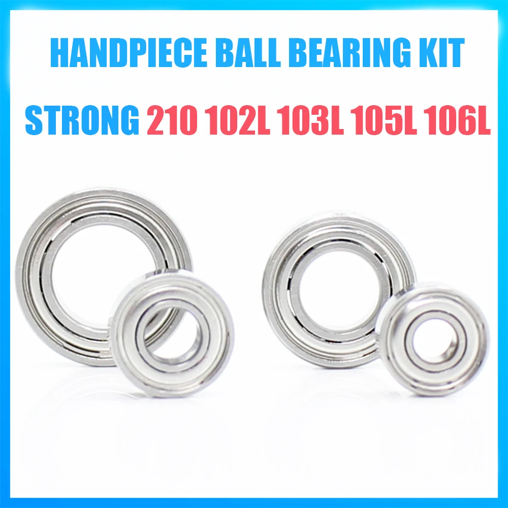 4pcs/set 1480 1260 940 830 Bearing for STRONG Korea 120 Handpieces Nail Ball Bearings MR126ZZ MR148ZZ 684ZZ 693ZZ