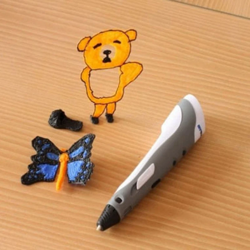 

3D Pen 3D Model Pen 3D Printer Pen 1.75Mm Diy 3D Printing Pen 3D Handles for Kids Gift 3D Drawing Pen Eu Plug