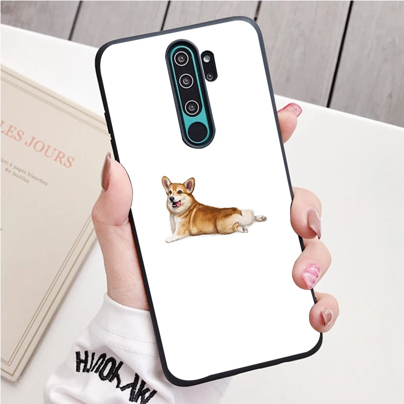 best flip cover for xiaomi Corgi Chó Silicone Ốp Lưng Điện Thoại Redmi Note 9 8 7 Pro S 8T 7A Bao xiaomi leather case case Cases For Xiaomi