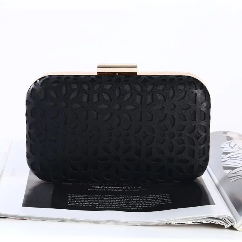 Hollow Stylish Women Evening Bag Handbag Party Prom Wedding Bridal Clutch Shoulder Wallet Purse